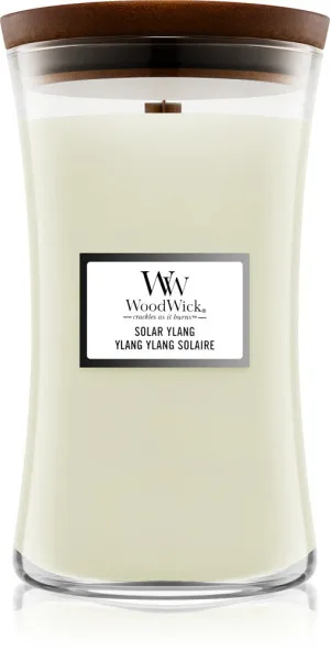 WoodWick Solar Ylang świeca zapachowa z drewnianym knotem 609,5 g