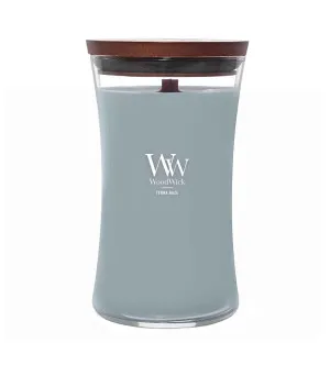 WoodWick Terra Haze świeca zapachowa z drewnianym knotem unisex