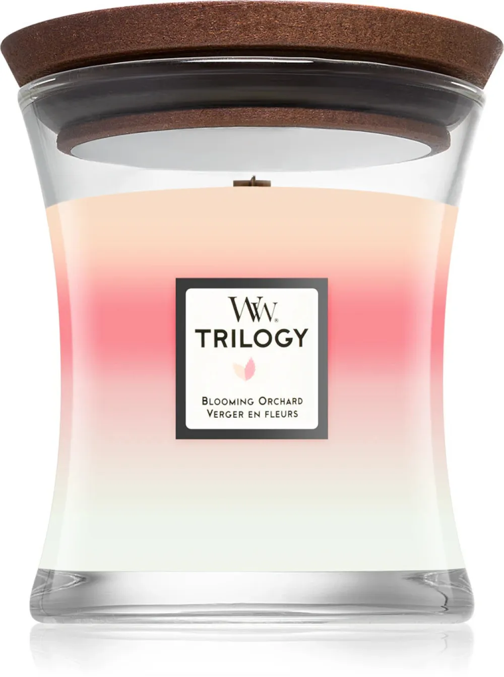 Trilogy Blooming Orchard świeca zapachowa z drewnianym knotem 275 g