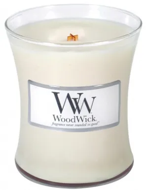 WoodWick Vanilla Bean świeca zapachowa z drewnianym knotem dla kobiet
