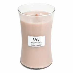 Świeca zapachowa WoodWick Vanilla & Sea Salt z drewnianym knotem 609,5 g