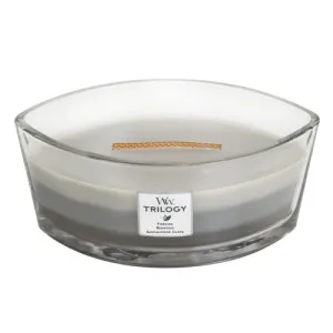 WoodWick Warm Woods świeca zapachowa z drewnianym knotem 453,6 g