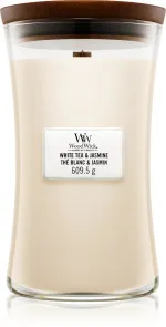 White Tea & Jasmine świeca zapachowa z drewnianym knotem 609,5 g