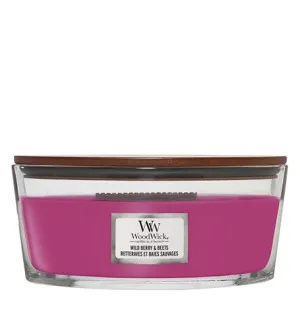 WoodWick Wild Berry & Beets świeca zapachowa z drewnianym knotem 453,6 g