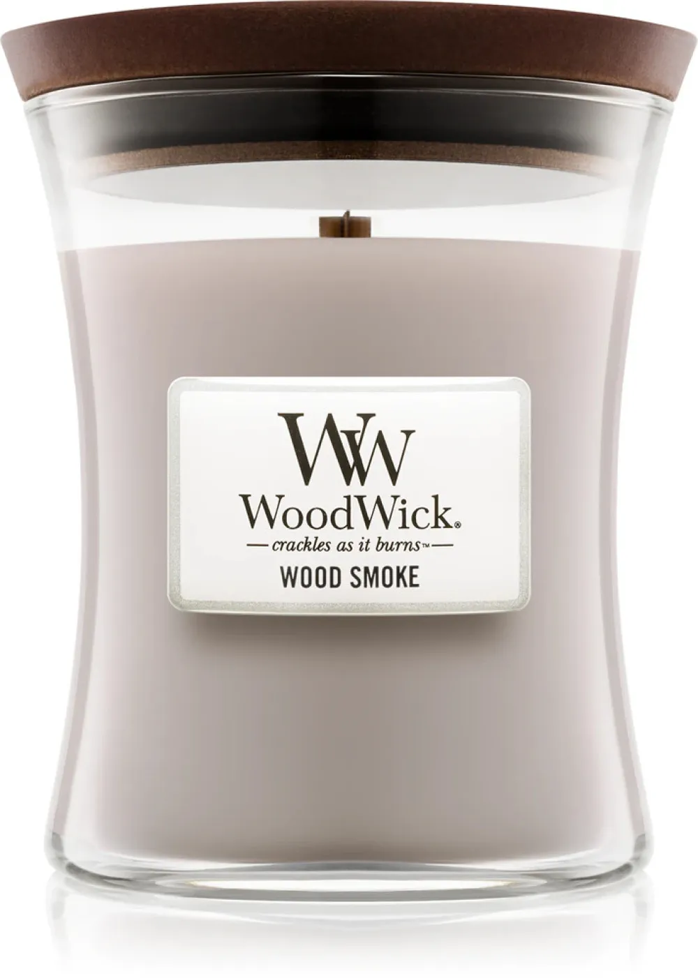 Wood Smoke pachnąca świeca z drewnianym knotem 275 g