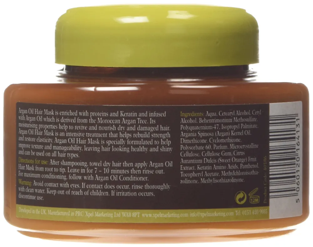 Argan Oil odżywcza maska do włosów z olejem arganowym 220 ml