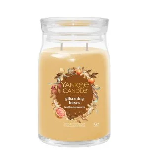 Yankee Candle Glistening Leaves Signature duża świeca 567 g