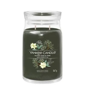 Yankee Candle Silver Sage & Pine świeca zapachowa duża 567 g