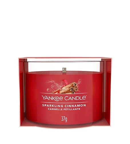 Sparkling Cinnamon świeca wotywna w szkle 37 g