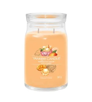 Yankee Candle Signature Mango Ice Cream świeca zapachowa 567 g