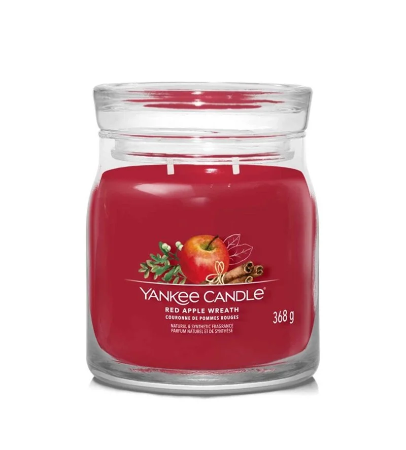 Red Apple Wreath świeca zapachowa średnia 368 g