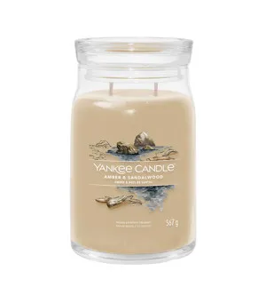 Yankee Candle Amber & Sandalwood signature świeca duża 567 g