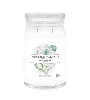 Yankee Candle Baby Powder Signature świeca duża 567 g