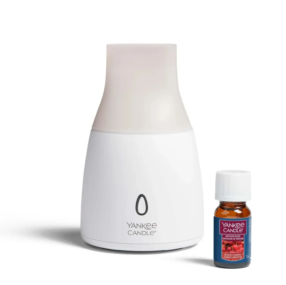 Black Cherry ultradźwiękowy dyfuzor aromatyczny i olejek zapachowy Yankee Candle Black Cherry ultrazvukový aroma difuzér a vonný olej