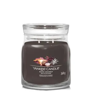 Yankee Candle Black Coconut signature świeca średnia 368 g
