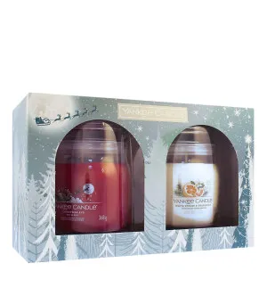 Yankee Candle Bright Lights zestaw prezentowy signature świeca średnia 2 x 368 g