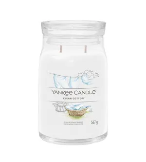 Yankee Candle Clean Cotton świeca zapachowa duża 567 g