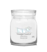 Clean Cotton signature świeca średnia 368 g
