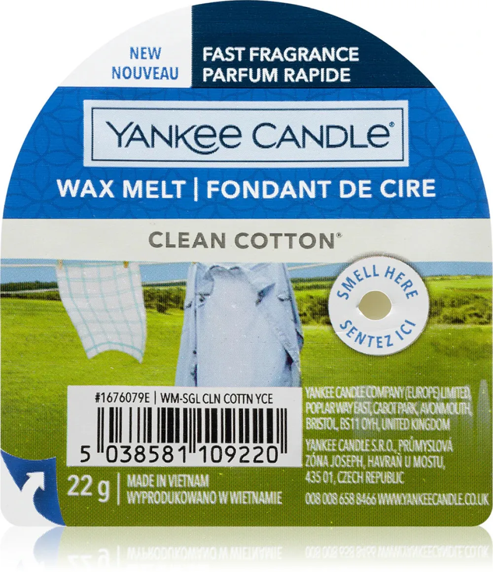 Clean Cotton wosk zapachowy 22 g