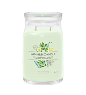 Yankee Candle Cucumber Mint Cooler Signature świeca duża 567 g