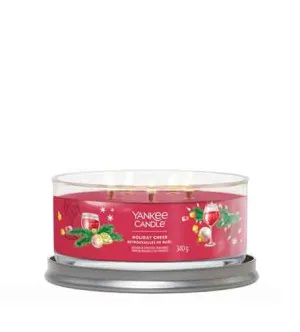 Yankee Candle Holiday Cheer signature tumbler 5 knotów 340 g