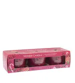 Yankee Candle Peppermint Pinwheels świeca votive w szkle 3 x 37 g