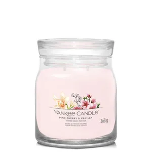 Yankee Candle Pink Cherry & Vanilla świeca signature średnia 368 g