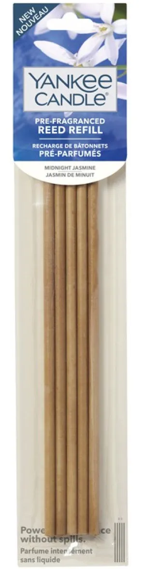 Yankee Candle Pre-Fragran.Reed Midnight Jasmine wkład do dyfuzora dla mężczyzn