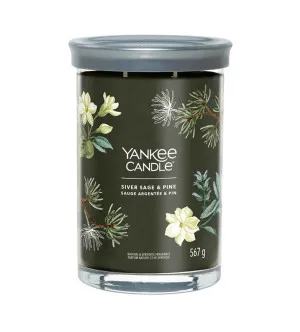 Yankee Candle Silver Sage & Pine signature tumbler duży 567 g