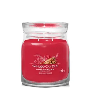 Yankee Candle Sparkling Cinnamon signature świeca średnia 368 g