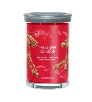 Yankee Candle Sparkling Cinnamon signature tumbler duży 567 g