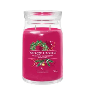 Yankee Candle Sparkling Winterberry świeca zapachowa duża 567 g