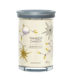 Yankee Candle Twinkling Lights duży tumbler signature 567 g