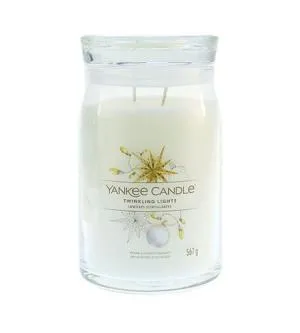 Yankee Candle Twinkling Lights signature duża świeca 567 g
