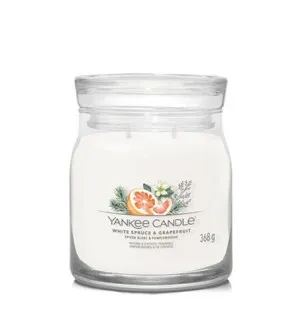 Yankee Candle White Spruce & Grapefruit świeca signature średnia 368 g