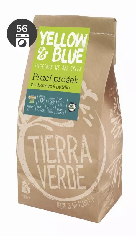 Tierra Verde Proszek do prania bielizny kolorowej (torebka papierowa 850 g)