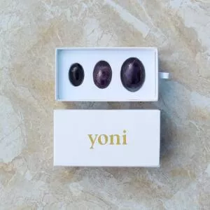 Yoni Zestaw Yoni Egg - Ametyst