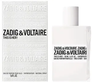 Zadig & Voltaire This is Her! woda perfumowana dla kobiet 50 ml