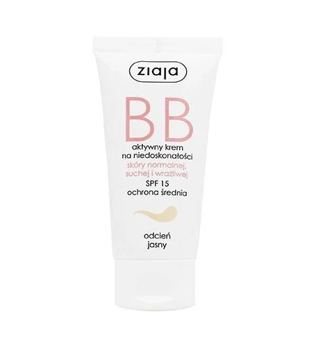 Krem BB do cery normalnej, suchej i wrażliwej krem BB do cery normalnej i suchej SPF 15 Light 50 ml