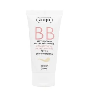 Ziaja Krem BB do cery normalnej, suchej i wrażliwej krem BB do cery normalnej i suchej SPF 15 Light