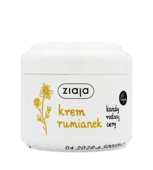 Ziaja Chamomile nawilżający krem do twarzy z ekstraktem z kwiatu rumianku