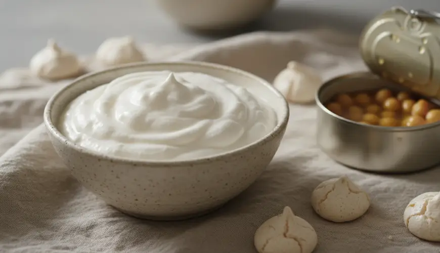 Aquafaba, czyli płyn z ciecierzycy, zastąpi jajka podczas pieczenia