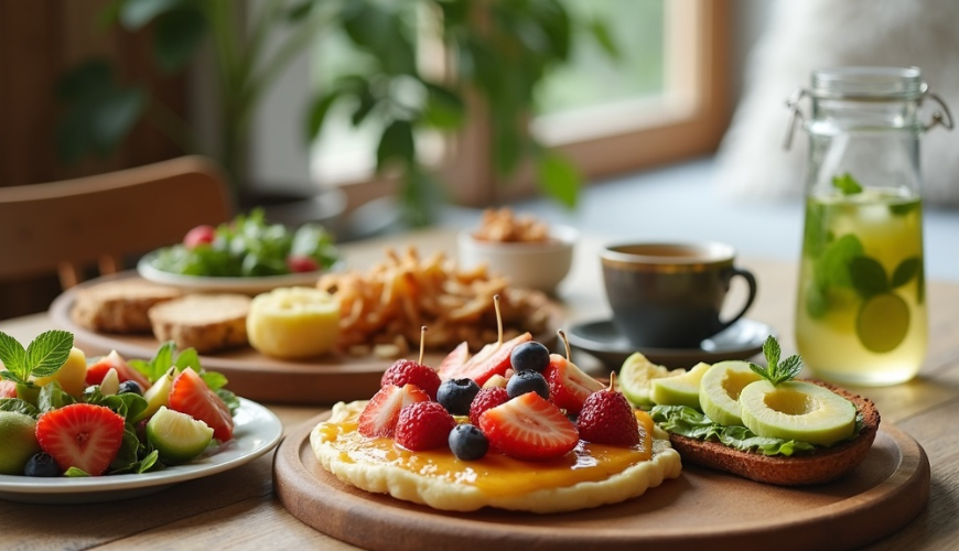 Brunch w domu można łatwo zorganizować, łącząc słodkie, słone i jedno ciepłe danie, które nasyci.