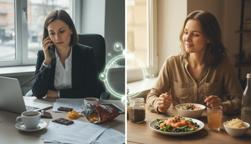 Co jeść przy stresie i jakich produktów lepiej unikać, aby czuć się lepiej każdego dnia