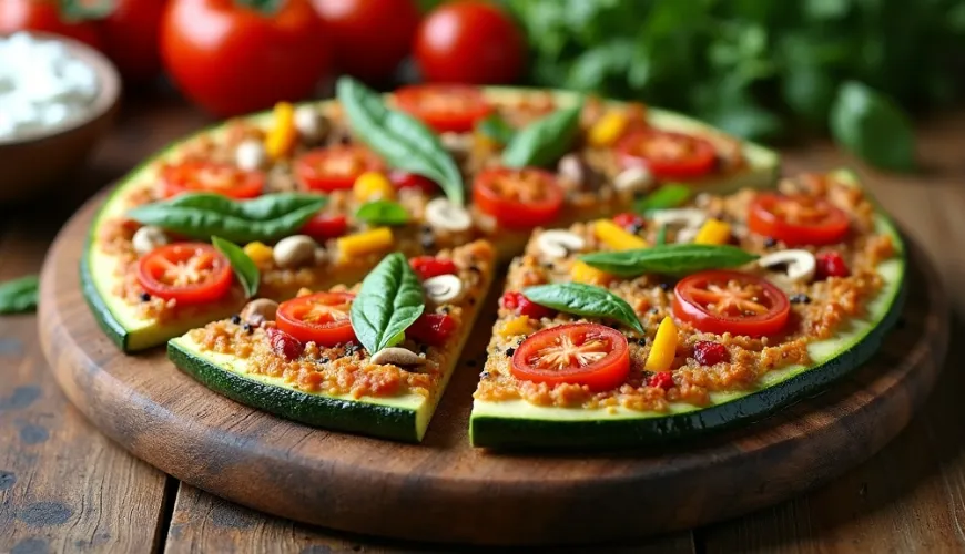 Cukiniowa pizza na talerzu i uśmiech na twarzy, to potrafi każdy