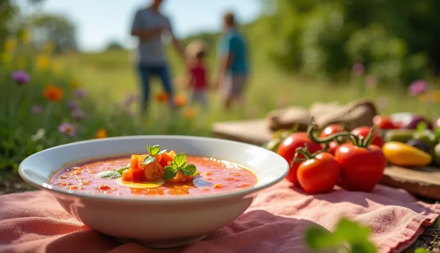 Gazpacho przynosi smak lata na twój stół z każdym kęsem.