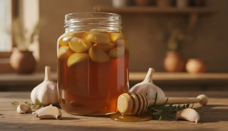 # Jak připravit fermentované česnekové stroužky v medu

Fermentovaný česnek v medu je jednoduchý rec