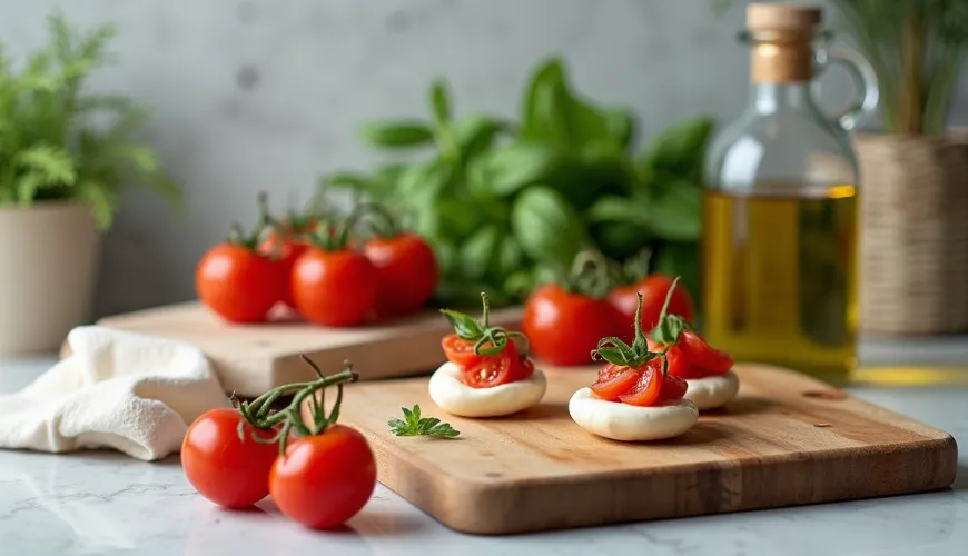 Prostota caprese przekąsek zachwyci Cię na każdej imprezie.