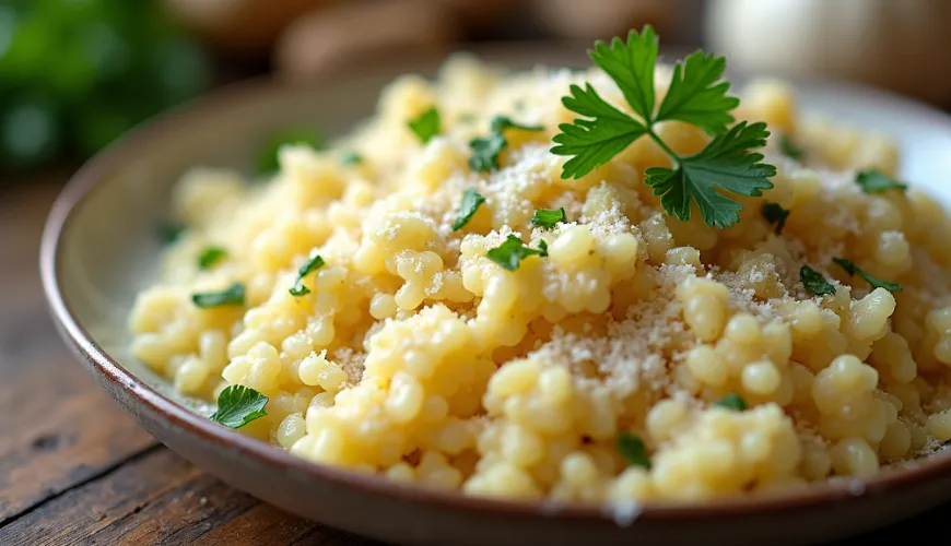 Risotto z kalafiora to idealne danie dla zdrowego stylu życia