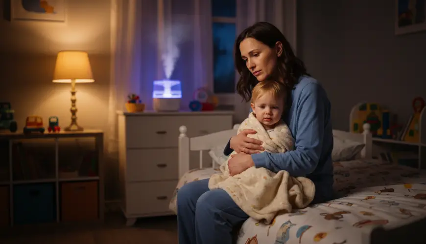 # Zapalenie krtani u dzieci i nocny szczekający kaszel, który przeraża rodziców